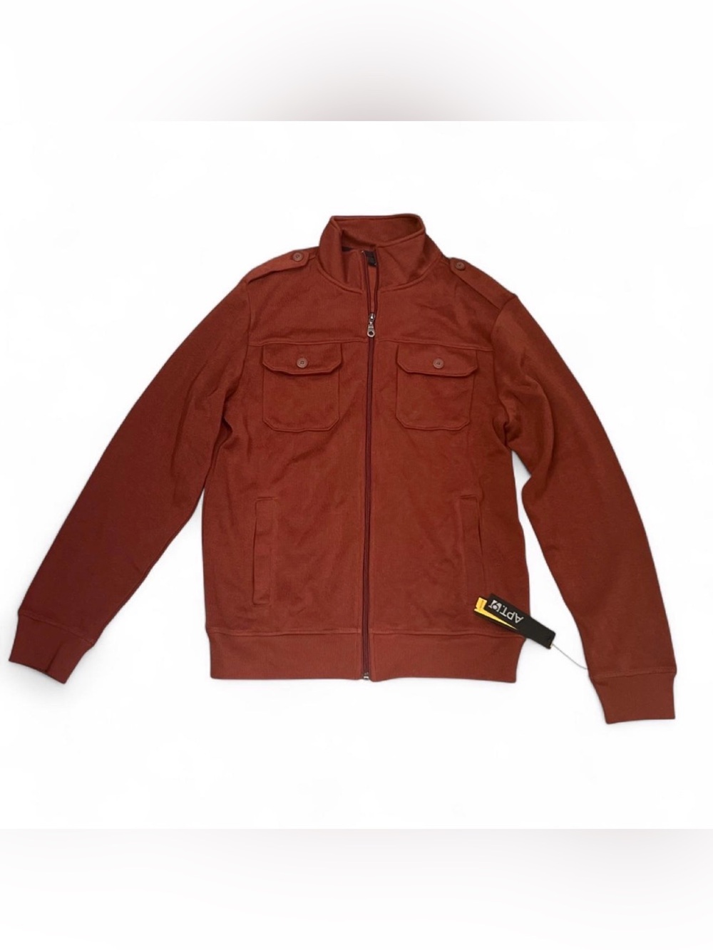Apt. 9 Women’s Jacket Full-Zip in Rust NWT Fall Casual Classic Lightweight Sz M